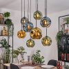 Ripoll Lampadario a sospensione, Lampada a sfera, Lampada a sospensione Écru, Nero, 8-Luci