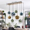 Ripoll Lampadario a sospensione, Lampada a sfera, Lampada a sospensione Écru, Nero, 8-Luci