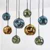 Ripoll Lampadario a sospensione, Lampada a sfera, Lampada a sospensione Écru, Nero, 8-Luci