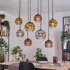 Ripoll Lampadario a sospensione, Lampada a sfera, Lampada a sospensione Écru, Nero, 8-Luci