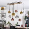 Ripoll Lampadario a sospensione, Lampada a sfera, Lampada a sospensione Écru, Nero, 8-Luci