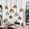 Ripoll Lampadario a sospensione, Lampada a sfera, Lampada a sospensione Écru, Nero, 8-Luci