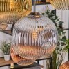 Ripoll Lampadario a sospensione, Lampada a sfera, Lampada a sospensione Écru, Nero, 8-Luci