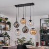Gastor Lampadario a sospensione, Lampada a sfera, Lampada a sospensione Ambrato, Chiaro, Grigio fumo, 6-Luci