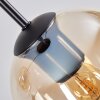 Koyoto Lampadario a sospensione, Lampada a sfera, Lampada a sospensione a cluster Ambrato, Chiaro, 4-Luci