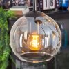 Koyoto Lampadario a sospensione, Lampada a sfera, Lampada a sospensione a cluster Ambrato, Chiaro, 4-Luci