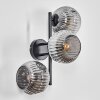Ripoll Lampada a sfera, Applique Grigio fumo, 3-Luci