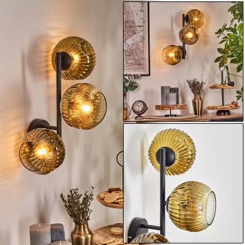 Ripoll Lampada a sfera, Applique Oro, Chiaro, 3-Luci
