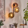 Ripoll Lampada a sfera, Applique Cromo, Oro, Chiaro, Ramato, Grigio fumo, 3-Luci