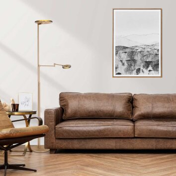 Illuminazione Steinhauer Turound Lampada da terra Bronzo, 2-Luci
