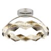 Illuminazione Globo Lighting Karilion Plafoniera LED Cromo, 1-Luce