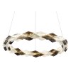 Illuminazione Globo Lighting Karilion Lampadario a sospensione LED Cromo, 1-Luce