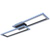 Illuminazione Globo Lighting Mirella Plafoniera LED Nero, 1-Luce, Telecomando, Cambia colore