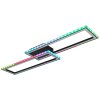 Illuminazione Globo Lighting Mirella Plafoniera LED Nero, 1-Luce, Telecomando, Cambia colore