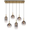 Illuminazione Globo Lighting Elisabeth Lampadario a sospensione Ottone, 6-Luci