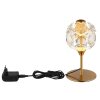 Illuminazione Globo Lighting Virina Lampada da tavolo LED Oro, 1-Luce