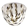Illuminazione Globo Lighting Karilion Plafoniera LED Cromo, 1-Luce