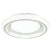 Illuminazione Globo Lighting Sharper Plafoniera LED Bianco, 1-Luce