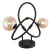 Illuminazione Globo Lighting Tuberius Lampada da tavolo LED Nero, 2-Luci