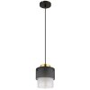 Illuminazione Globo Lighting Olga Lampadario a sospensione Oro, Nero, 1-Luce