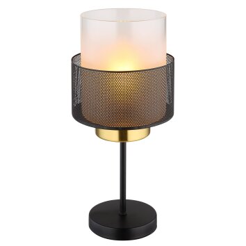 Illuminazione Globo Lighting Olga Lampada da tavolo Oro, Nero, 1-Luce