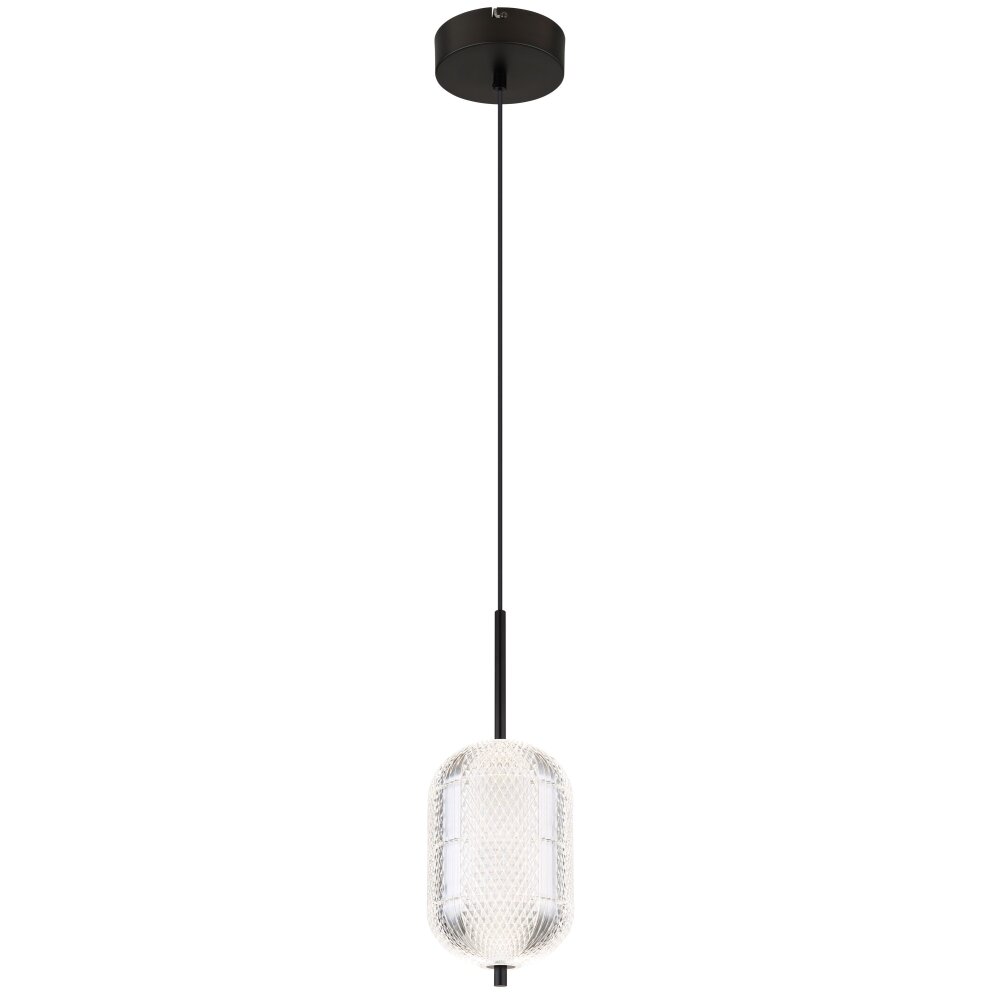 Illuminazione Globo Lighting Kurius Lampadario a sospensione LED Nero, 1-Luce main product photo