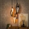 Cocoon Lampada a sospensione Nero, 5-Luci