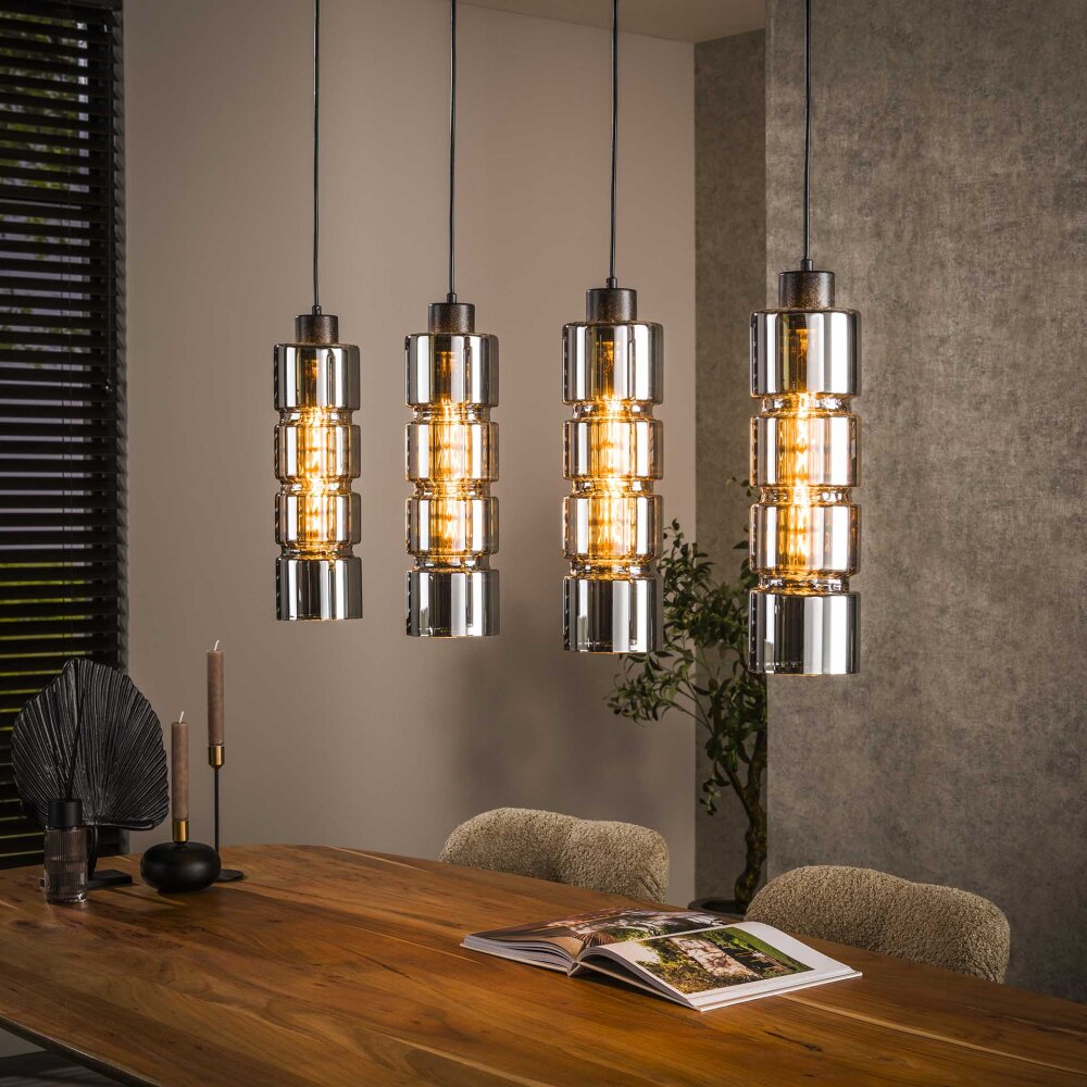 Barel Lampada a sospensione Nero, 4-Luci main product photo
