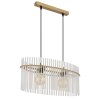 Illuminazione Globo Lighting Gorley Lampadario a sospensione Oro, 2-Luci