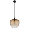 Illuminazione Globo Lighting Sander Lampadario a sospensione Nero, 1-Luce