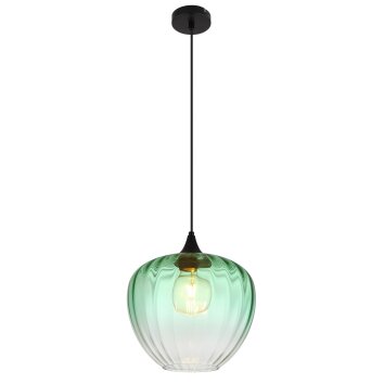 Illuminazione Globo Lighting Sander Lampadario a sospensione Nero, 1-Luce