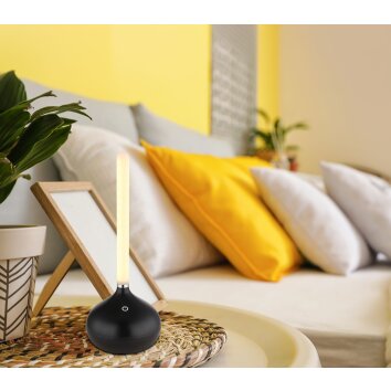 Illuminazione Globo Lighting Turner Lampada da tavolo LED Nero, 1-Luce