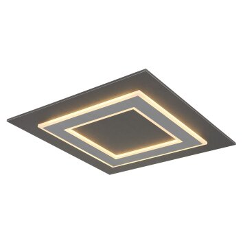 Illuminazione Globo Lighting Jayden Plafoniera LED Antracite, 1-Luce