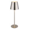 Illuminazione Globo Lighting Vannie Lampada da tavolo LED Nichel opaco, 1-Luce