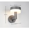 Illuminazione Trio Leuchten MACKENZIE Applique LED Antracite, 1-Luce, Sensori di movimento