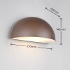 Illuminazione Trio Leuchten MAAS Applique Ruggine, 1-Luce