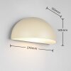 Illuminazione Trio Leuchten MAAS Applique Beige, 1-Luce