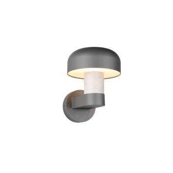 Illuminazione Trio Leuchten FRASER Applique Effetto pietra, 1-Luce