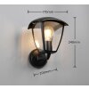 Illuminazione Trio Leuchten VENTA Applique Nero, 1-Luce