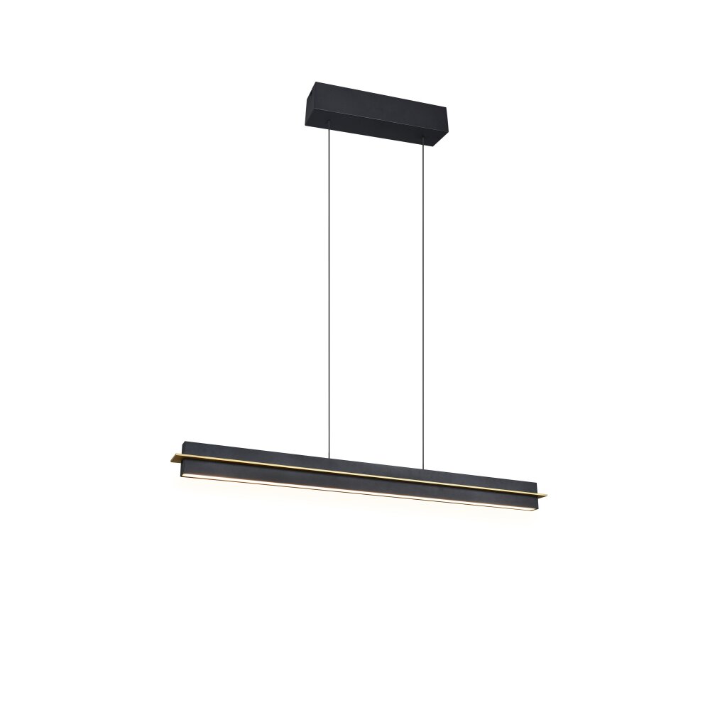Illuminazione Trio Leuchten Emerson Lampada a sospensione LED Nero, 1-Luce main product photo