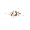 Illuminazione Trio Leuchten Roger Plafoniera LED Nichel opaco, 1-Luce, Telecomando