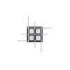 Illuminazione Trio Leuchten Roger Plafoniera LED Nero, 1-Luce, Telecomando