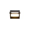 Illuminazione Reality Moura Applique LED Nero, 1-Luce, Sensori di movimento