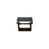 Illuminazione Reality Moura Applique LED Nero, 1-Luce, Sensori di movimento