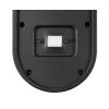 Illuminazione Reality LAGOAS Applique LED Nero, 1-Luce, Sensori di movimento