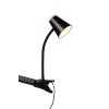 Illuminazione Reality Pongo Lampada con pinza LED Nero, 1-Luce