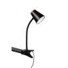 Illuminazione Reality Pongo Lampada con pinza LED Nero, 1-Luce