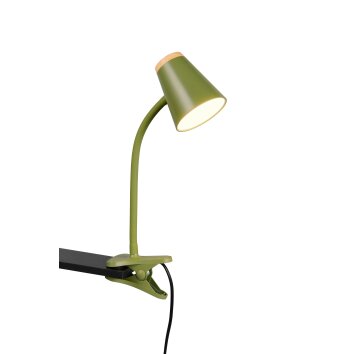 Illuminazione Reality Pongo Lampada con pinza LED Verde, 1-Luce