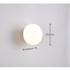 Illuminazione Reality Earl Applique LED Ottone, 1-Luce