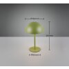 Illuminazione Reality Munoz Lampada da tavolo LED Verde, 1-Luce